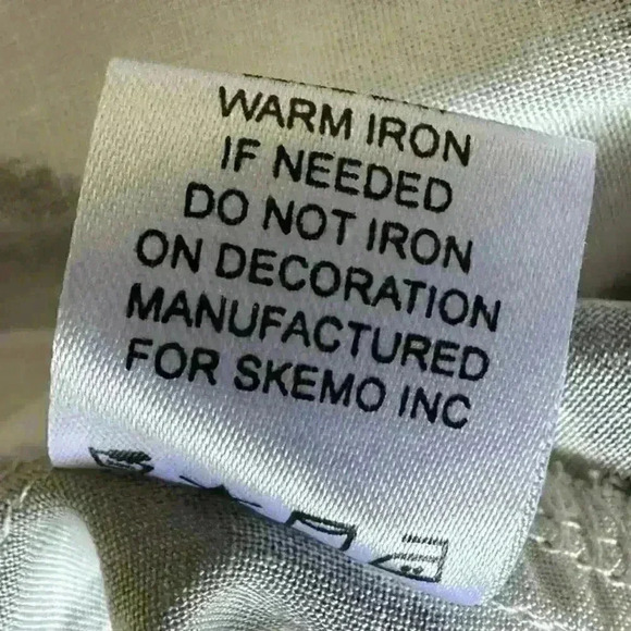 SKEMO NWOT Java Montana Short Dress Design Print Beaded With Elastic Waist Sz S - Picture 12 of 13